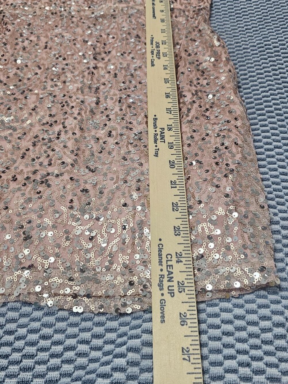 NEW Forever21 Pink Silver Sequin Strapless Wedding Cocktail Mini Dress - Sz Med - Picture 6 of 6